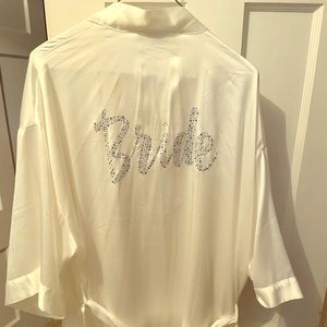 Victoria Secret White Dream Angels Bridal Robe